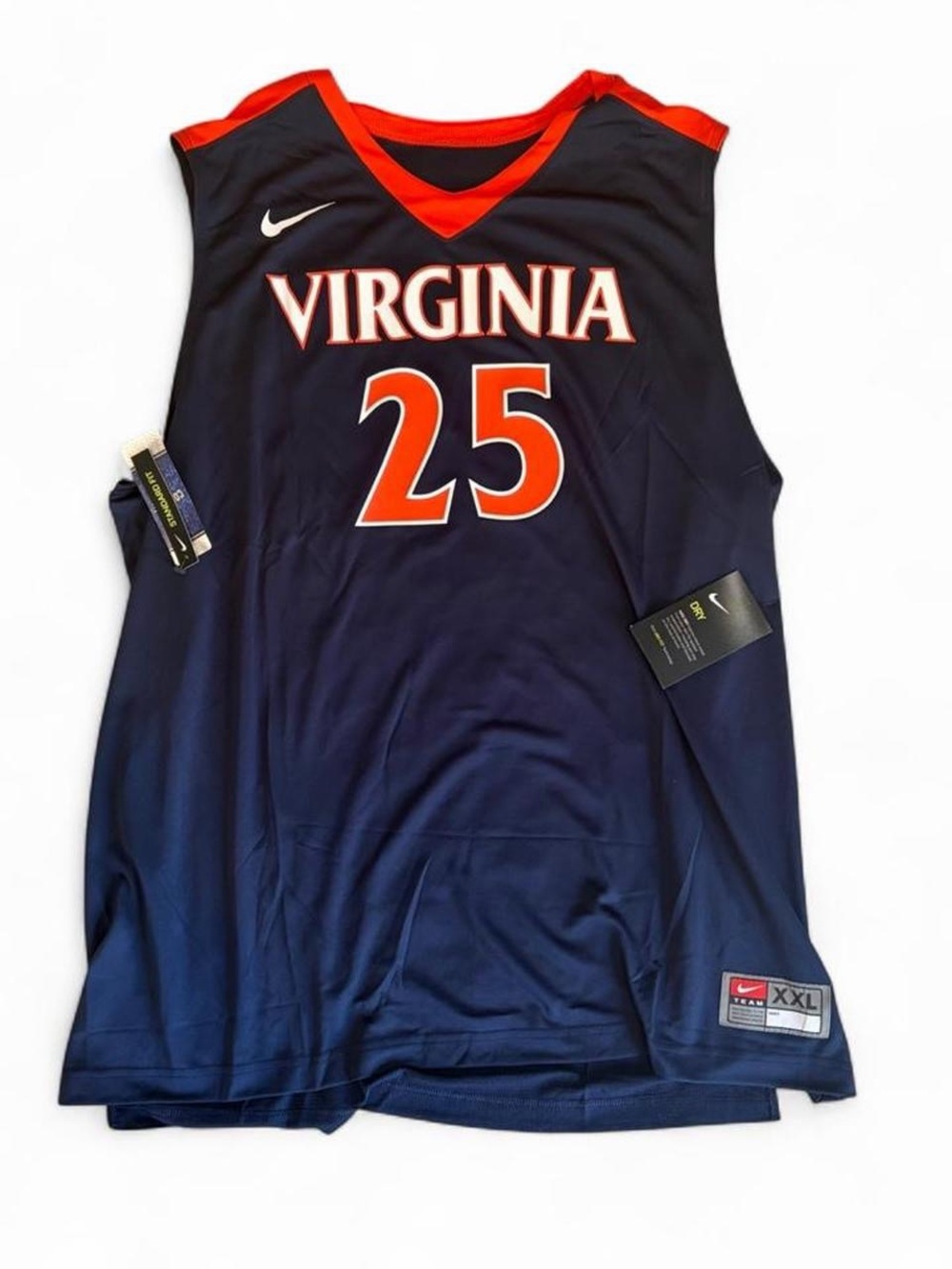 NWT Virginia Cavaliers Nike College Basketball Jersey Mens XXL